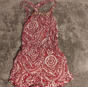 Paisley halter romper